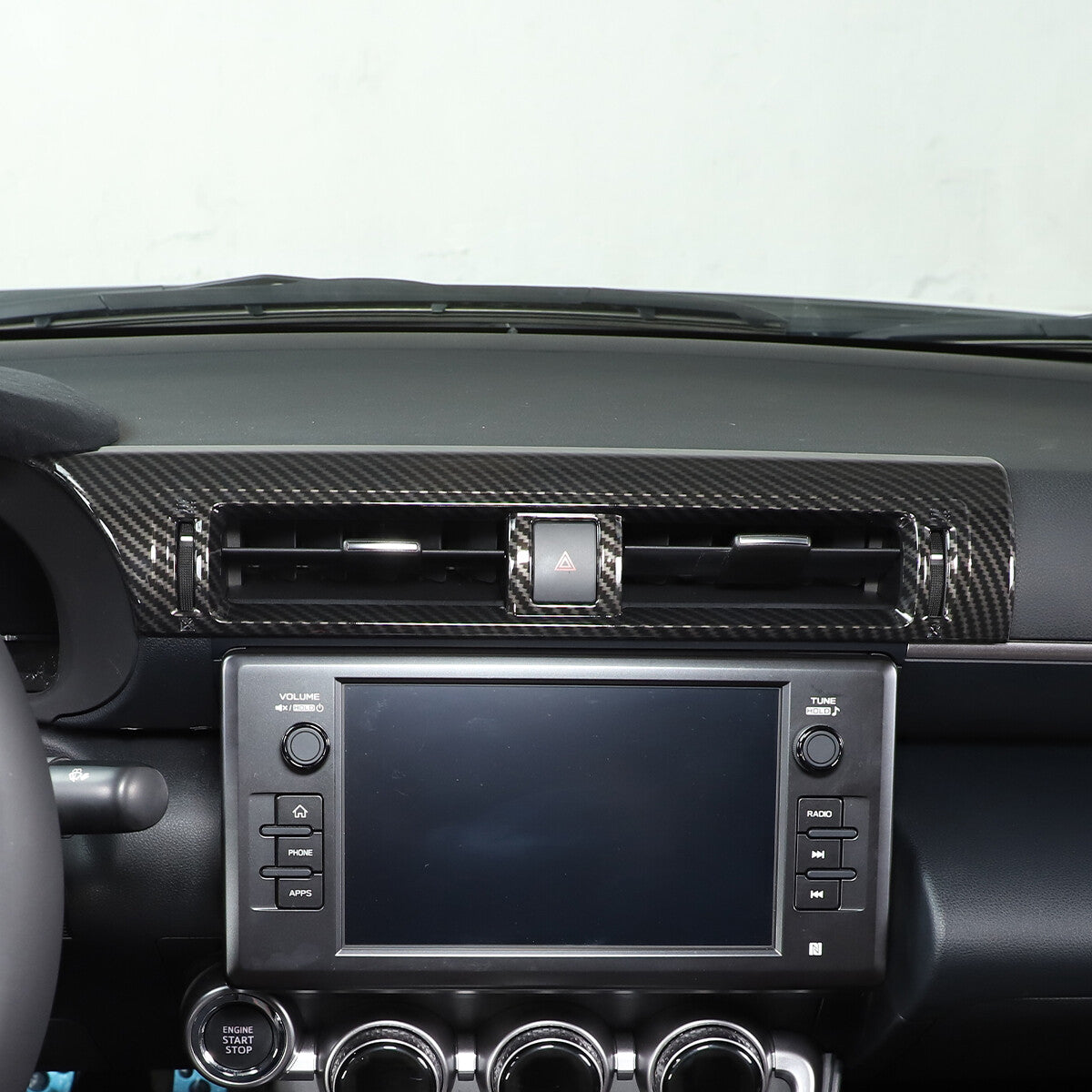 ABS Carbon Fiber Interior Center Console Trim Set Fits For GR86/BRZ 2022-2025 US - Variants 1-5 53