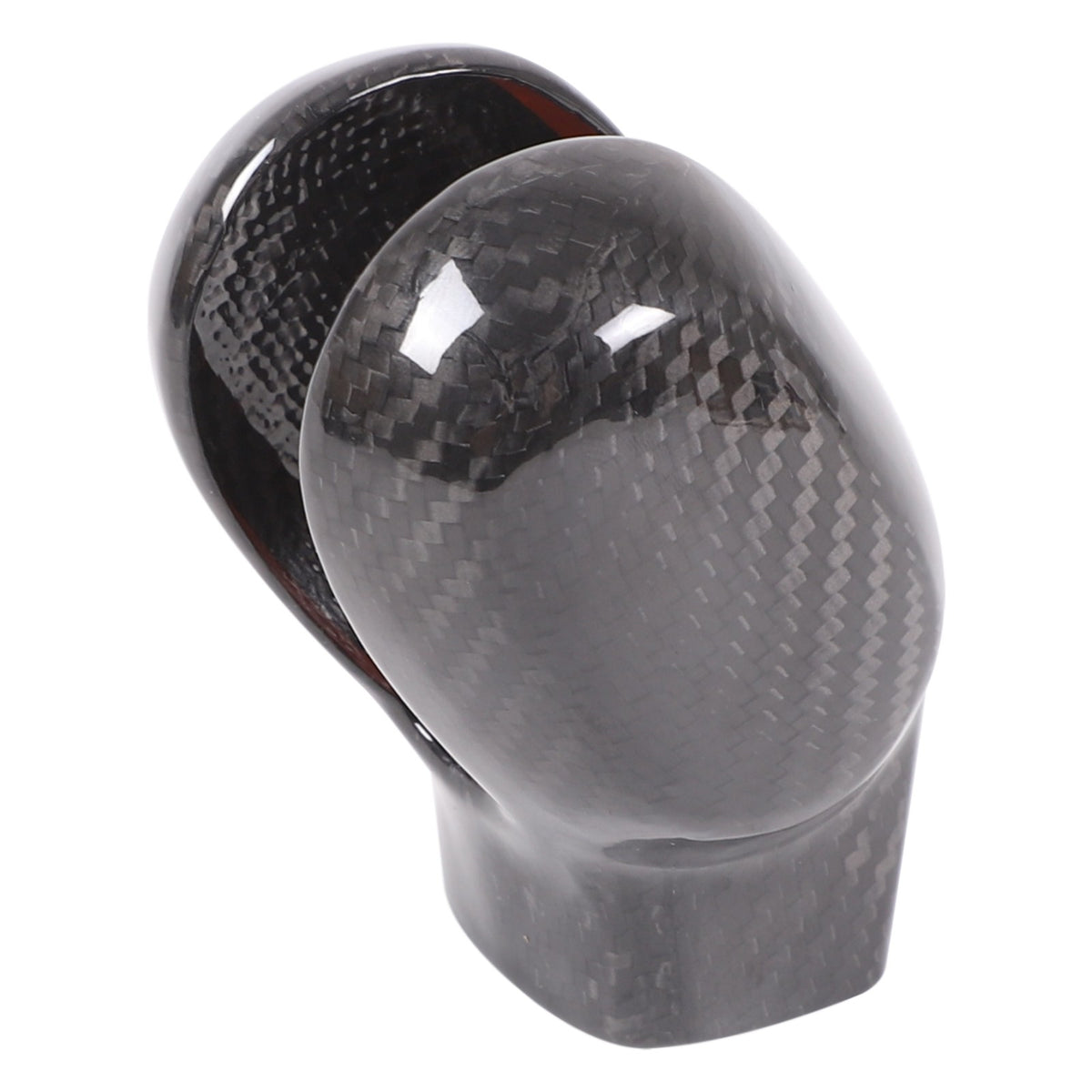 Real Carbon Fiber Gear Shift Knob Trim Cover For LR Discovery 3 4 L319 2004-2012 5