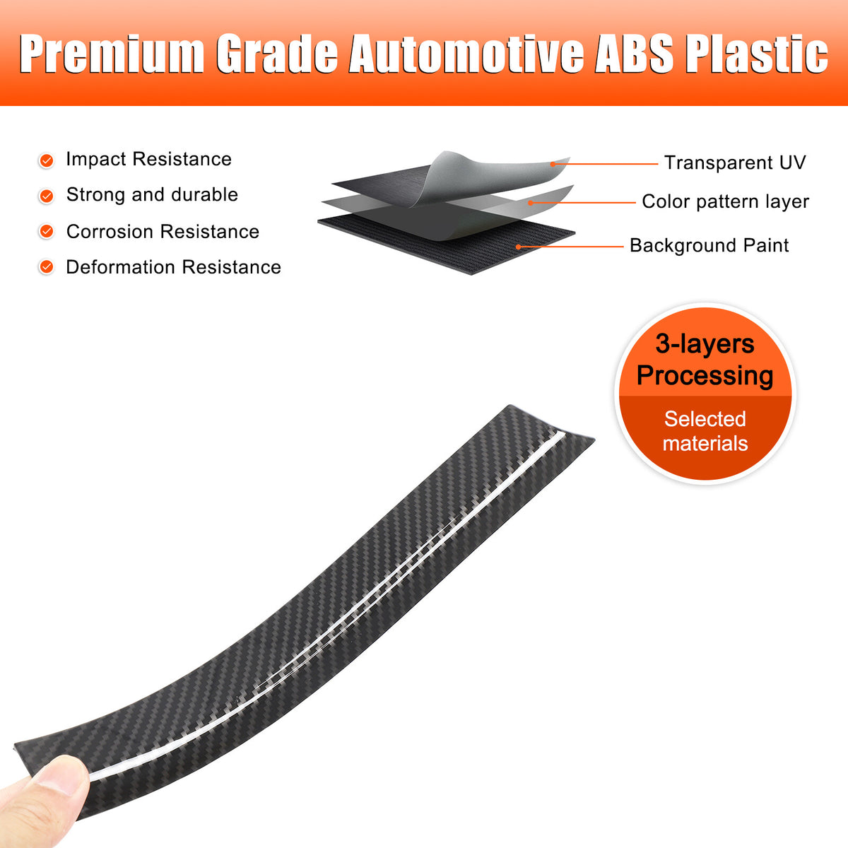 Carbon Fiber ABS Center Console Side Trim For LR Range Rover Velar L560 2024+ 6