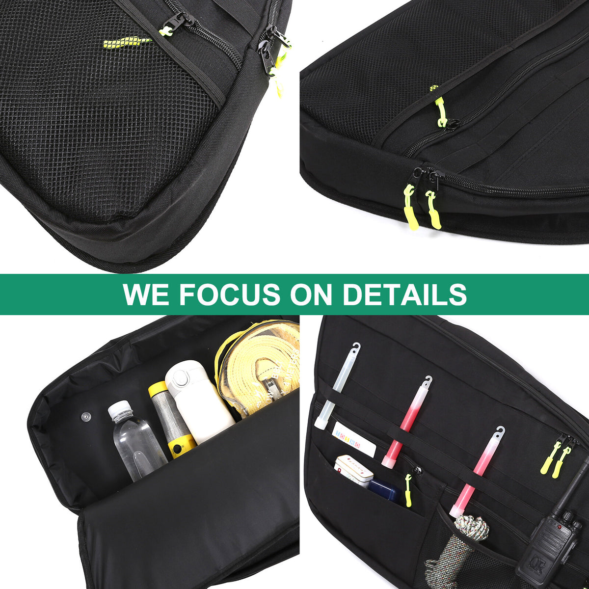 Rear Trunk Right Side Storage Bag Pockets Organizer For Toyota Sequoia 2007-2021 17
