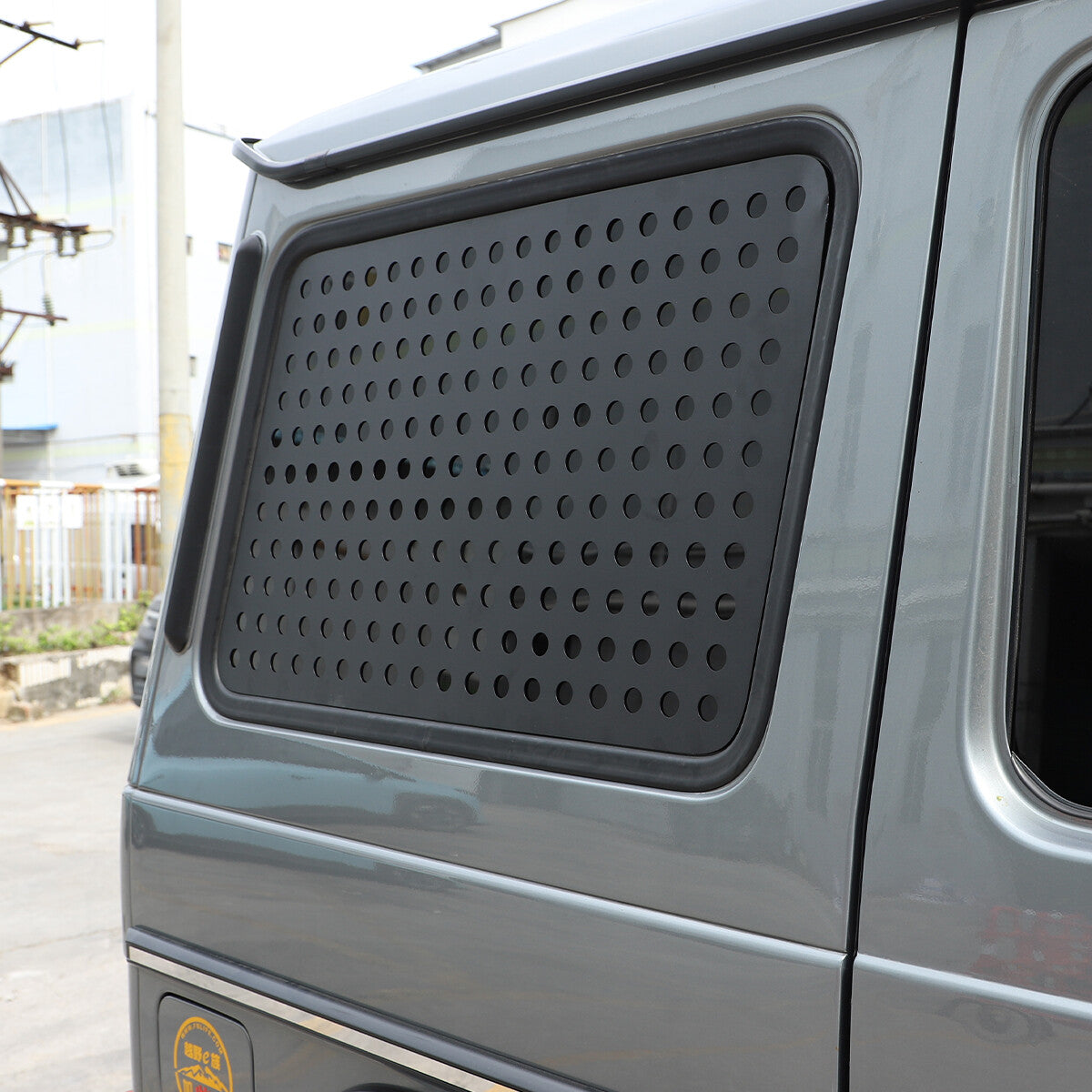 Alloy Trunk Quarter Window Cover Trim for Benz G-class W463 G500 G55 G65 04-18 8