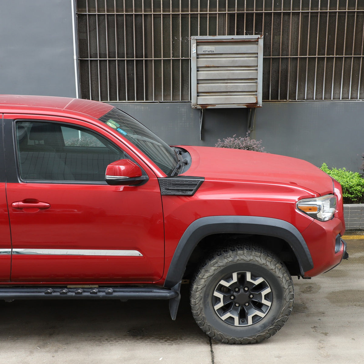 Carbon Fiber ABS Side Fender Upper Trim Cover For Toyota Tacoma 2016-2019 16