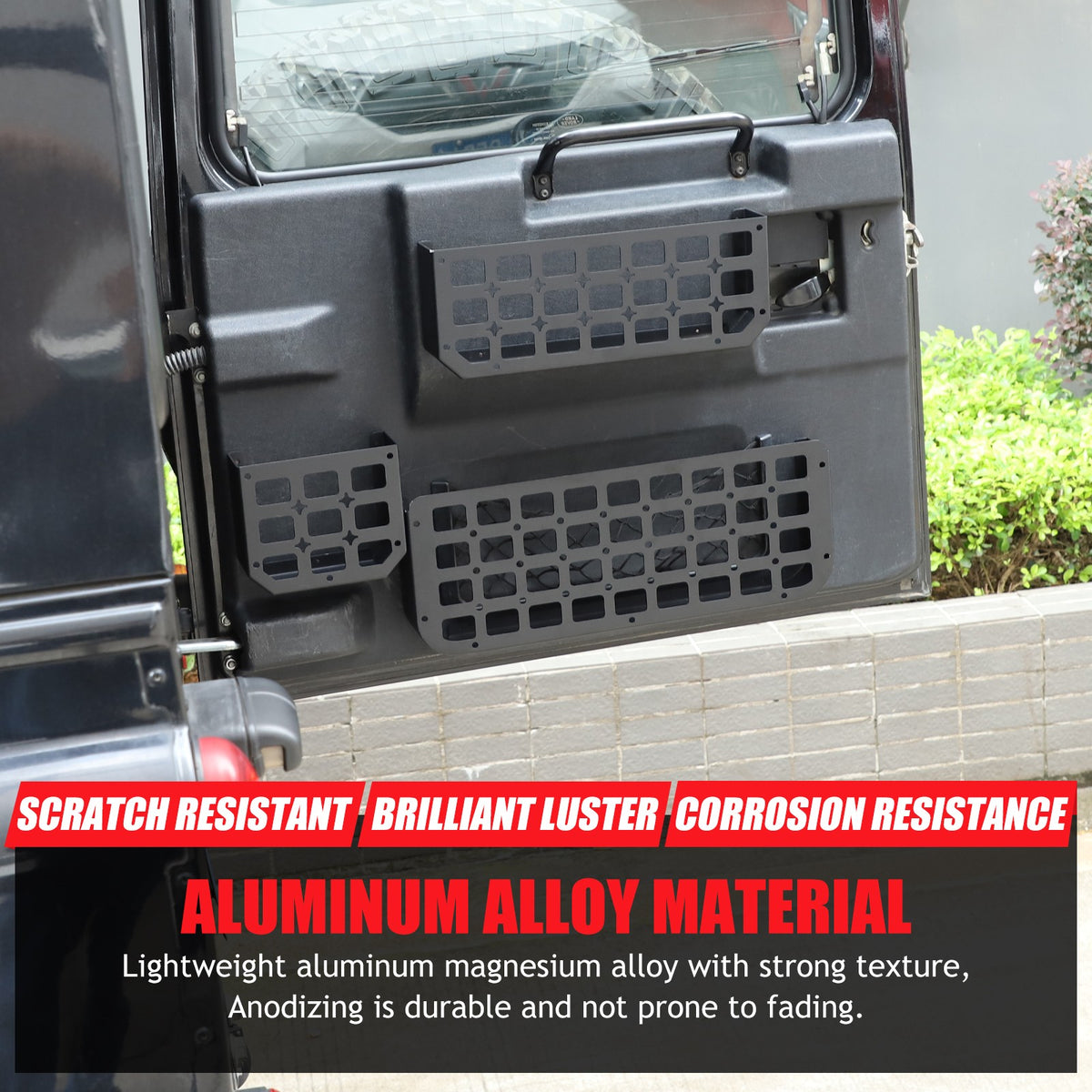 Tailgate Molle Panel Storage Basket For Land Rover Defender L316 2004-2018 54