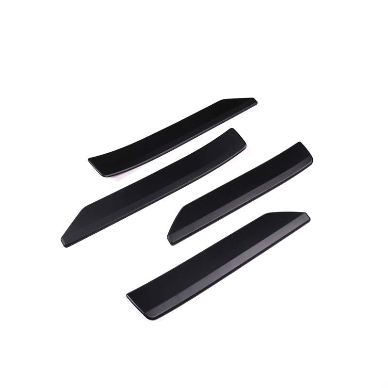 Matte Black Interior Door Panel Decorative Trim For Toyota Tun-dra 2014-2021 2