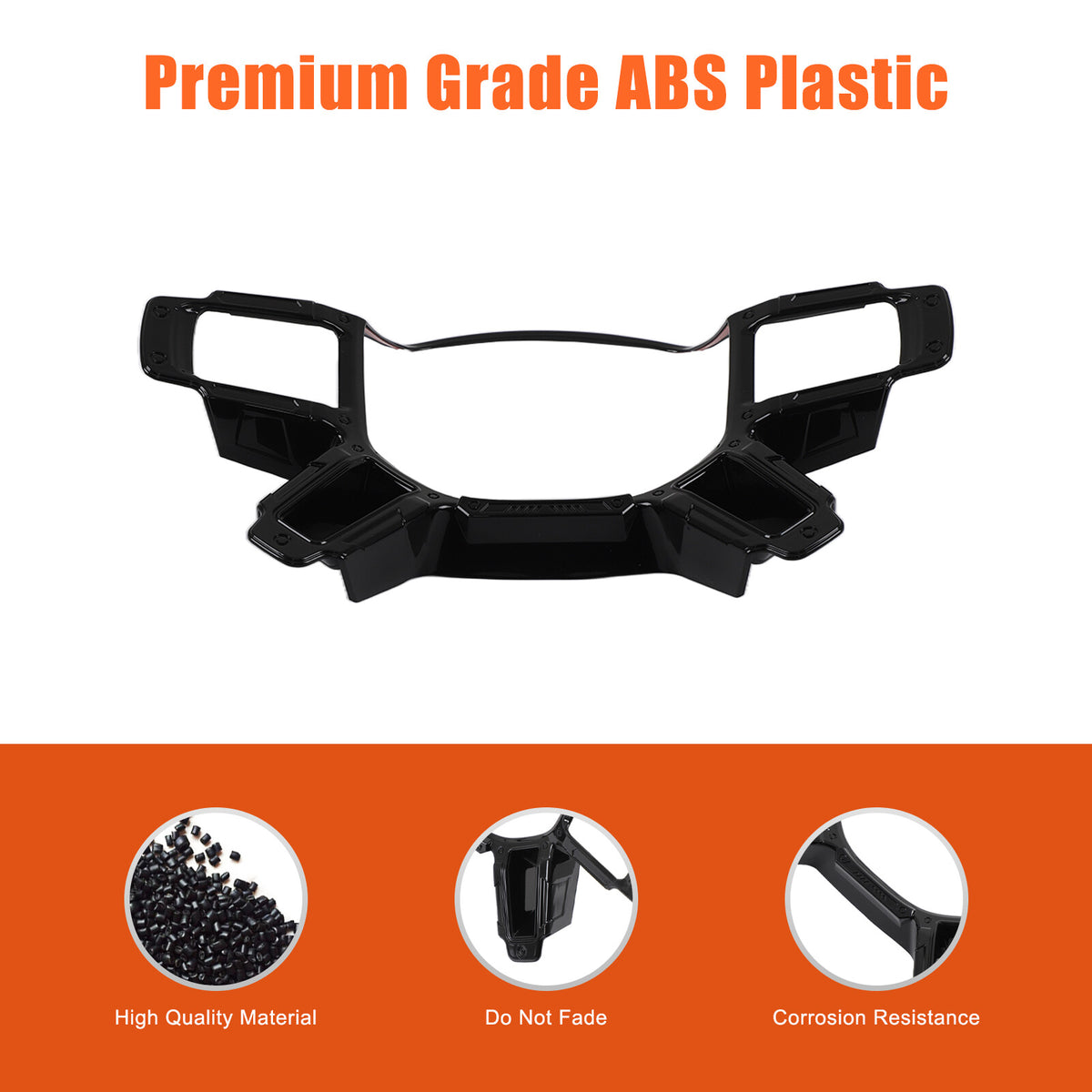 Mecha Glossy Black Steering Wheel Frame Trim For Land Rover Defender L663 20-25 8