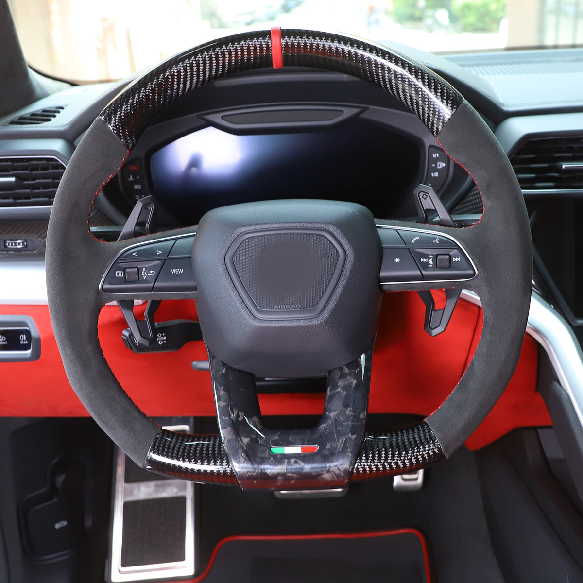 34 Styles Forged Real Carbon fiber Interior Trim Kit For Lamborghini URUS 18-23 - Variants 1-5 6