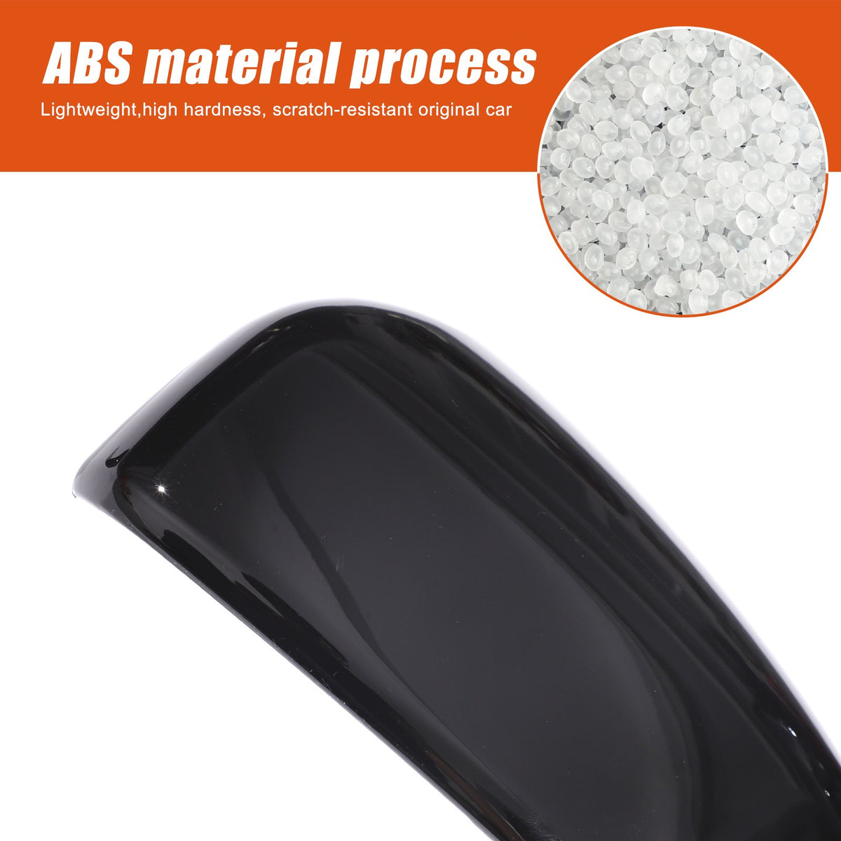 Glossy Black Exterior Door Handle Side Mirror Trim Set For Nissan 370Z Z34 09-20 13