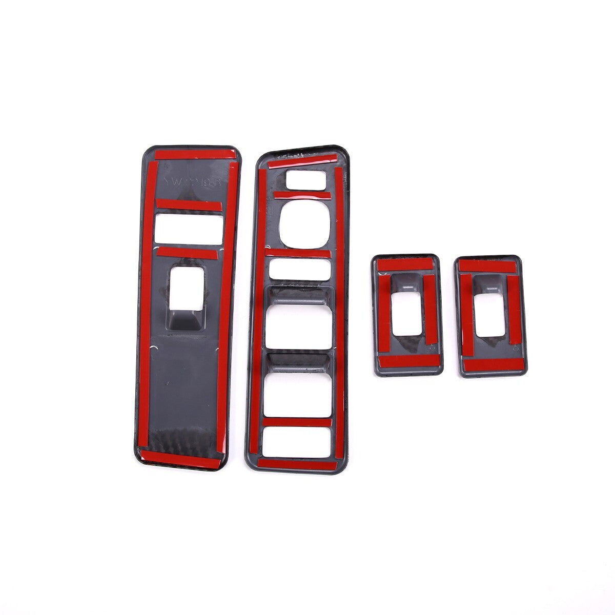 For Hummer H2 2003-07 Window Lift Switch Frame ABS Carbon Fiber Color US 9