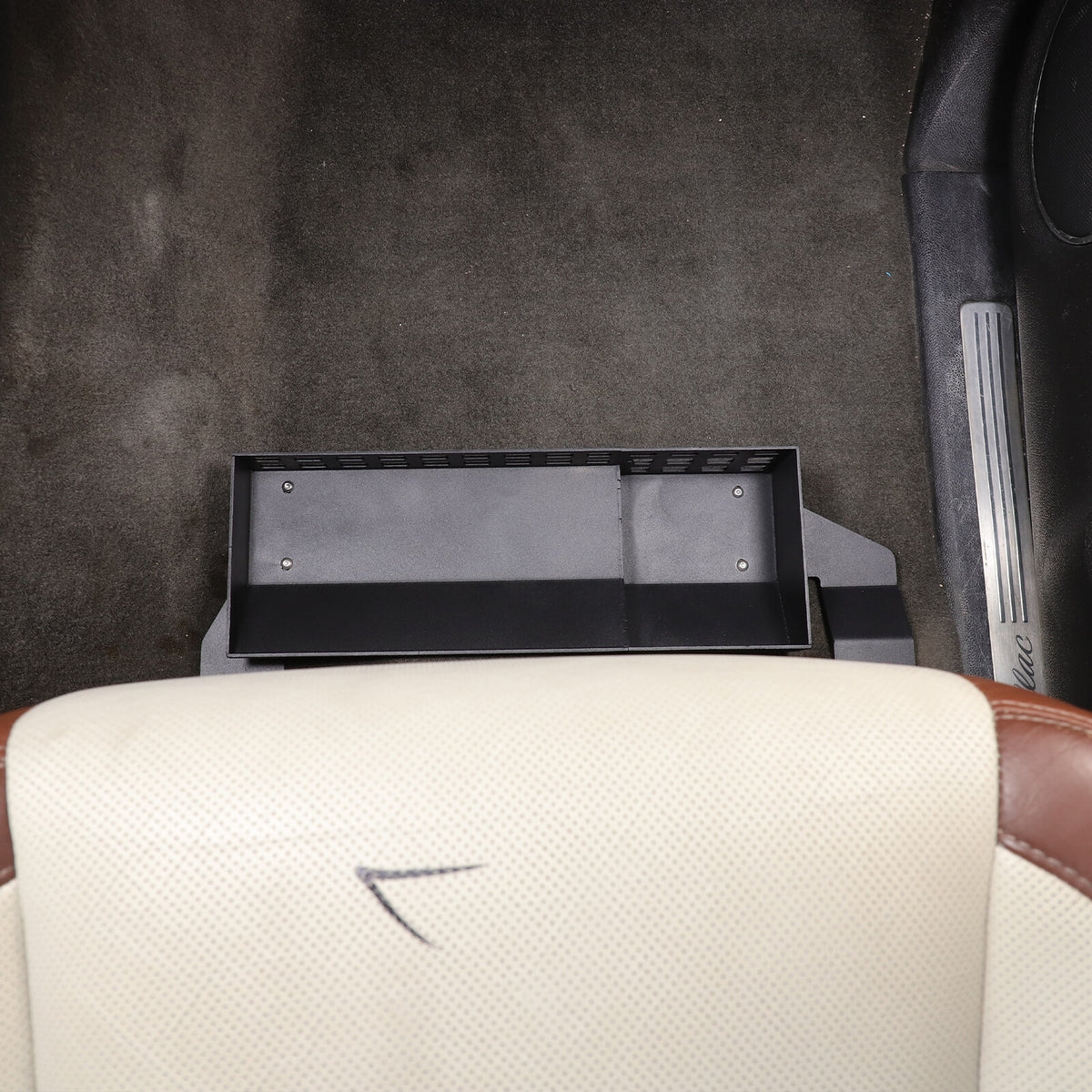Alloy Passenger Seat Under-seat Storage Basket Tray For Cadillac Escalade 07-14 17