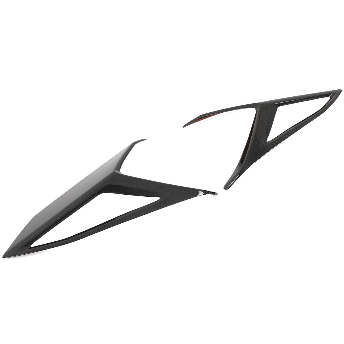 Real Carbon Fiber Rear Taillight Side Trim Cover for Corvette C8 2020+ US 19