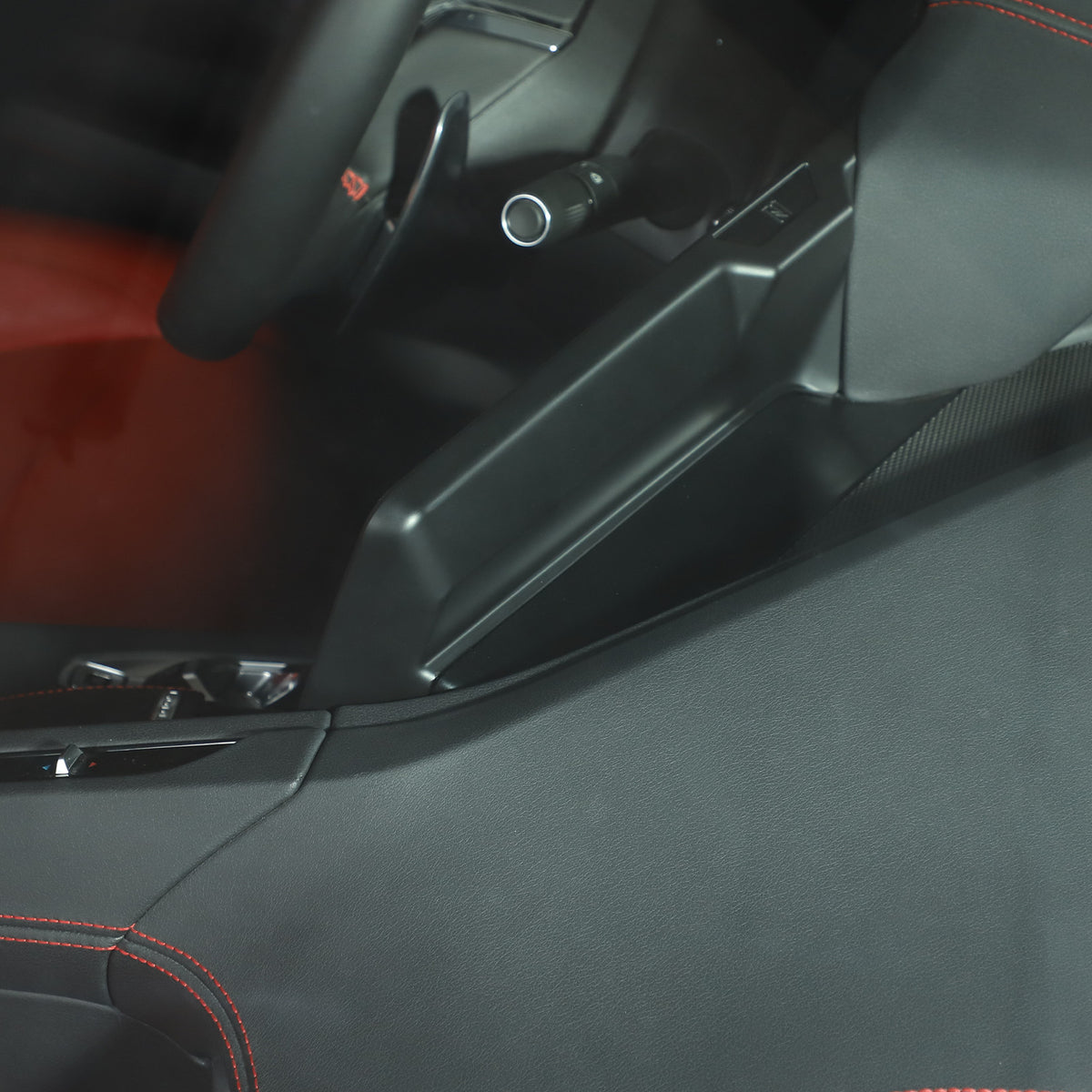 Matte Black ABS Full Interior Set Cover Trim Kit For Corvette C8 2020-25 - Styles 16-20 56