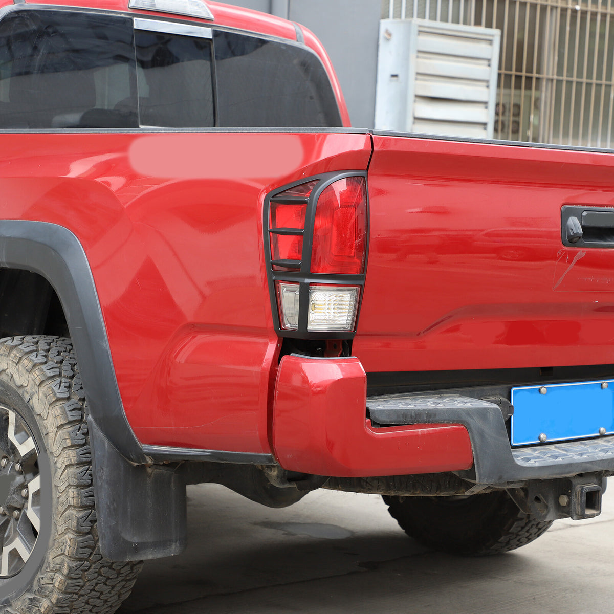 Matte Black Rear Taillight Trim Cover Bezel For Toyota Tacoma 2016-2023 12