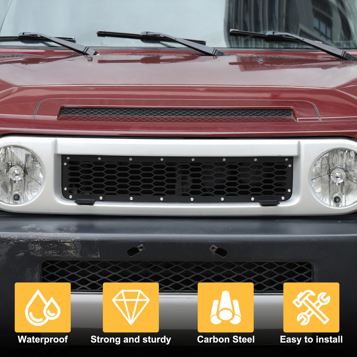 Steel Front Grille Light Mount Bracket For Toyota FJ Cruiser 2007-2021 US 19