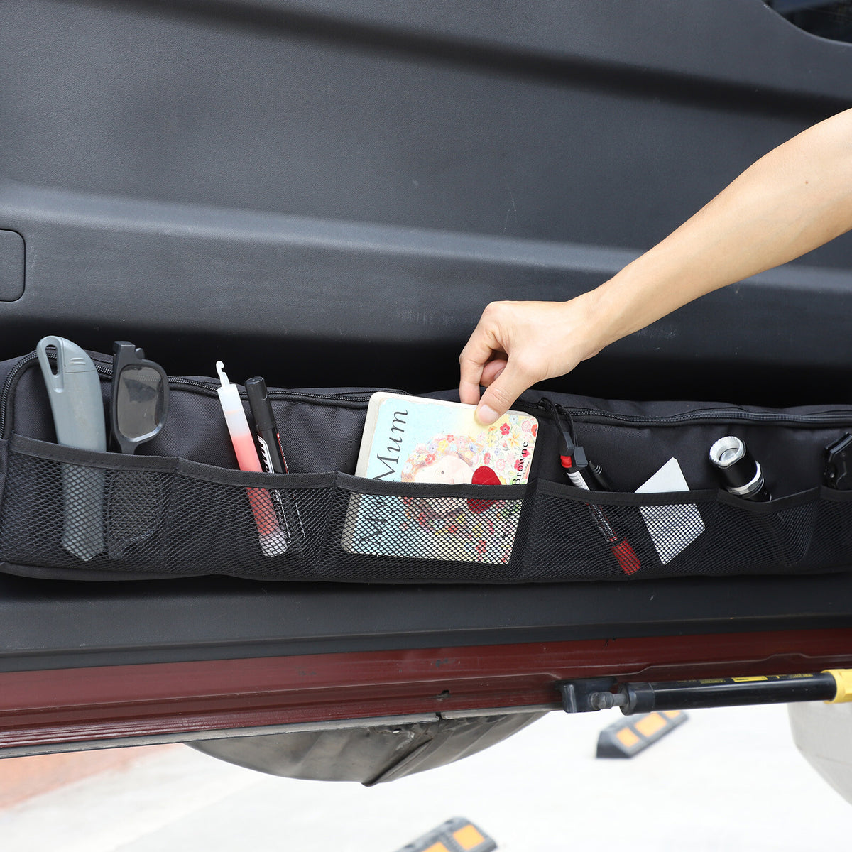 Interior Tailgate Storage Bag /Tool Organizer for Toyota FJ Cruiser 2007-21 US 4