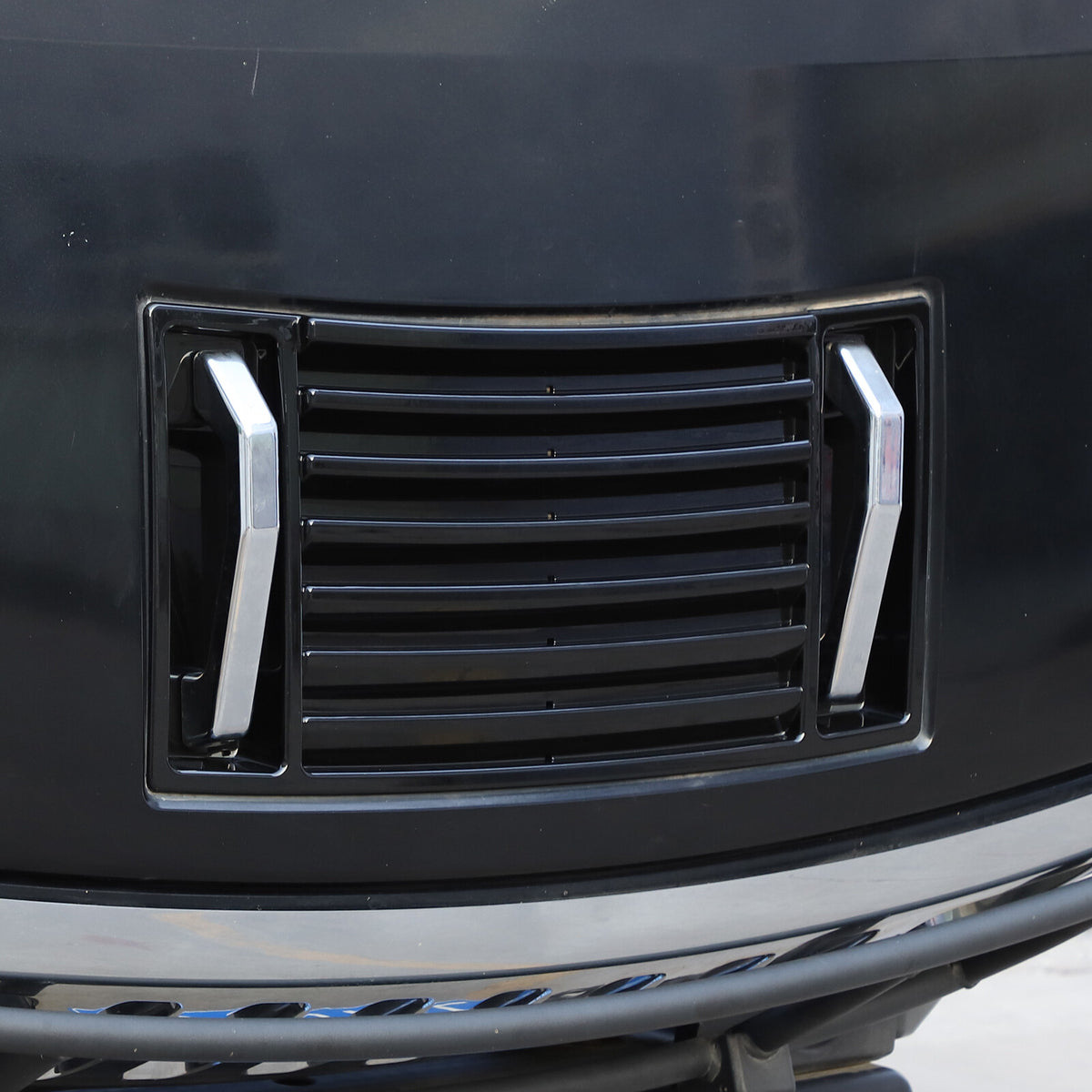 Glossy Piano Black Front Bumper Exterior Trim Cover Set For Hummer H2 2003-2009 - Styles 1-5 69