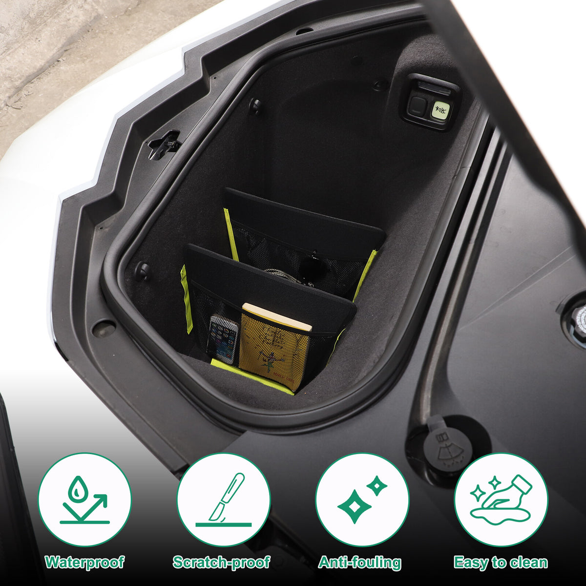 Center Console Seat Frunk Rear Trunk Storage Bag Tray For Corvette C8 20-26 59