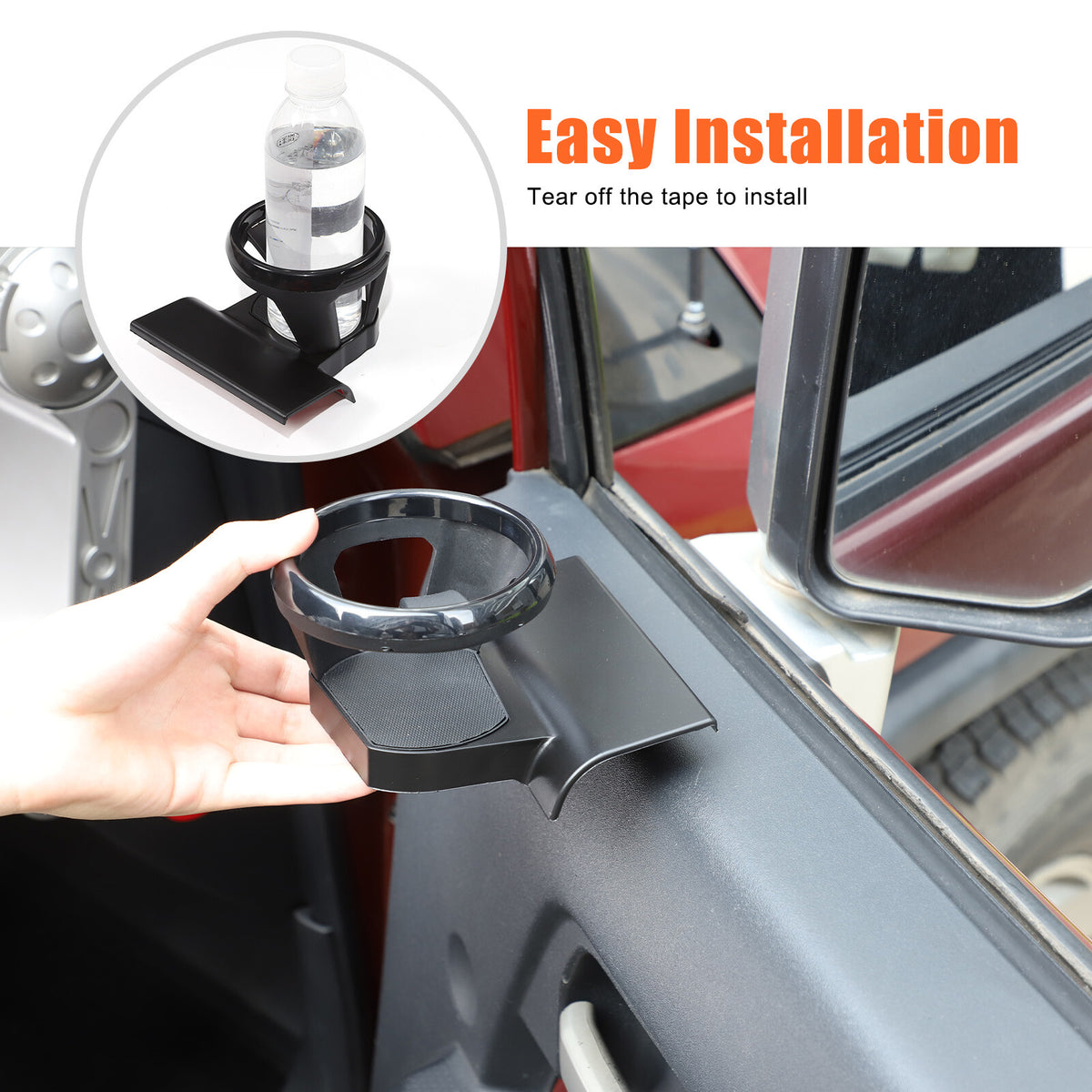 Front Door Window Left Cup Holder Stand Holder For Toyota FJ Cruiser 07-21 US 16