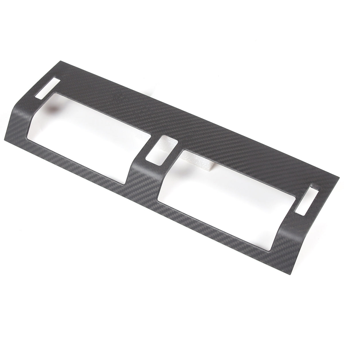 Matte Real Carbon Fiber Center Console Air Vent Trim For LR Defender 20-24 US 2
