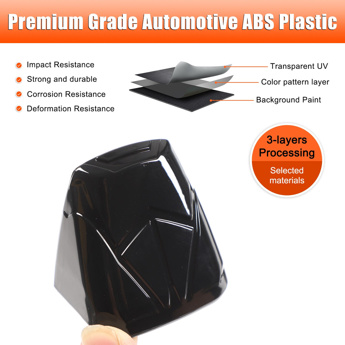 ABS Door + Tailgate Handle Cover Trim Bezel For Hummer H3 2005-2009 US 7