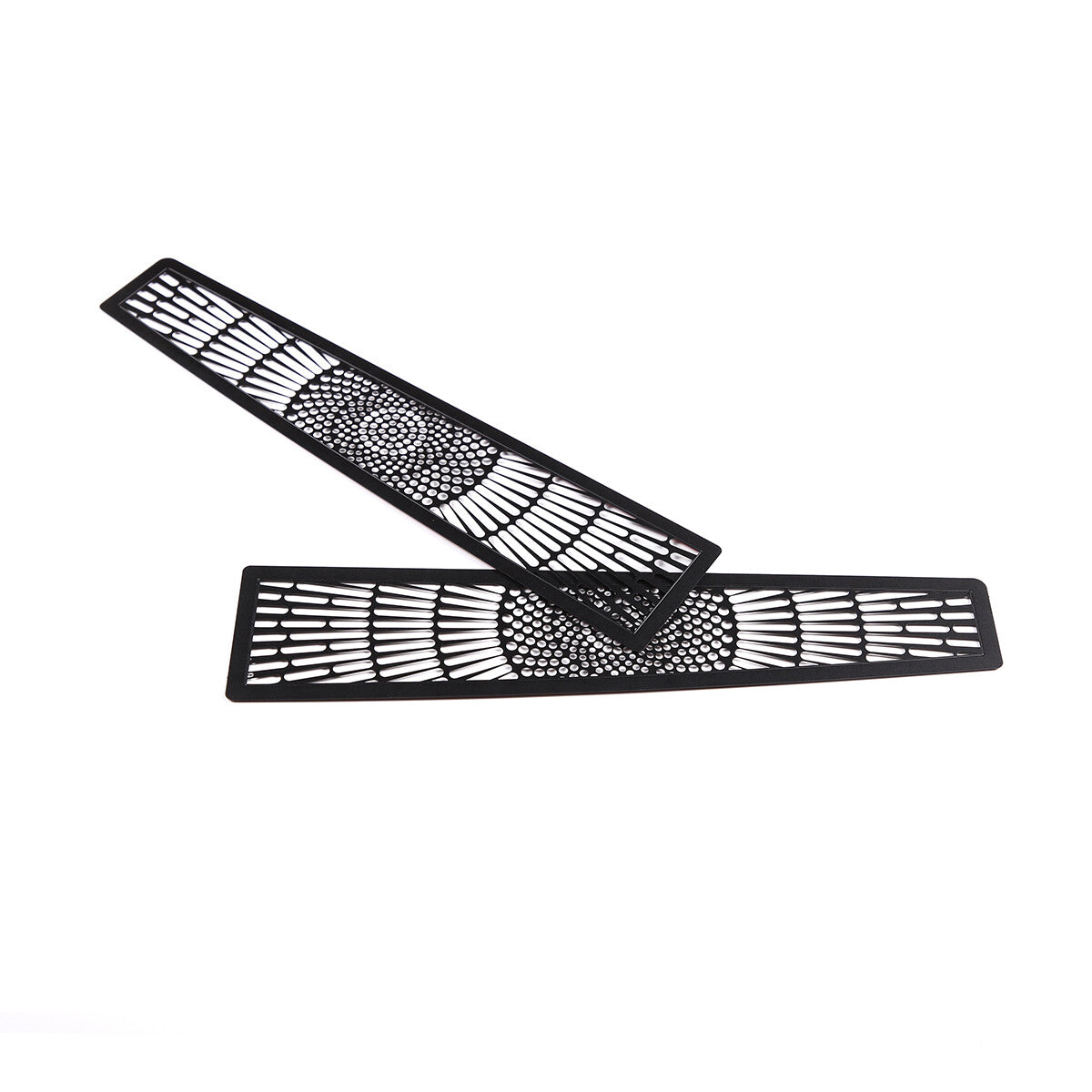 Stainless Steel Black Dashboard Air Vent Outlet Cover Trim For Hummer H2 2003-07 9