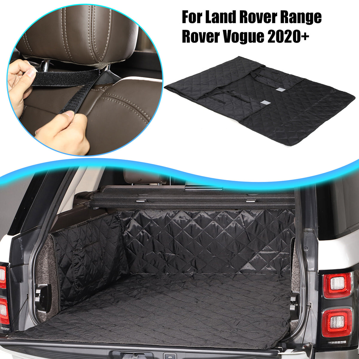 Dog Car Trunk Mat Hammock Pet Seat Cover For Land Rover Range Rover Vogue 2020+ 1