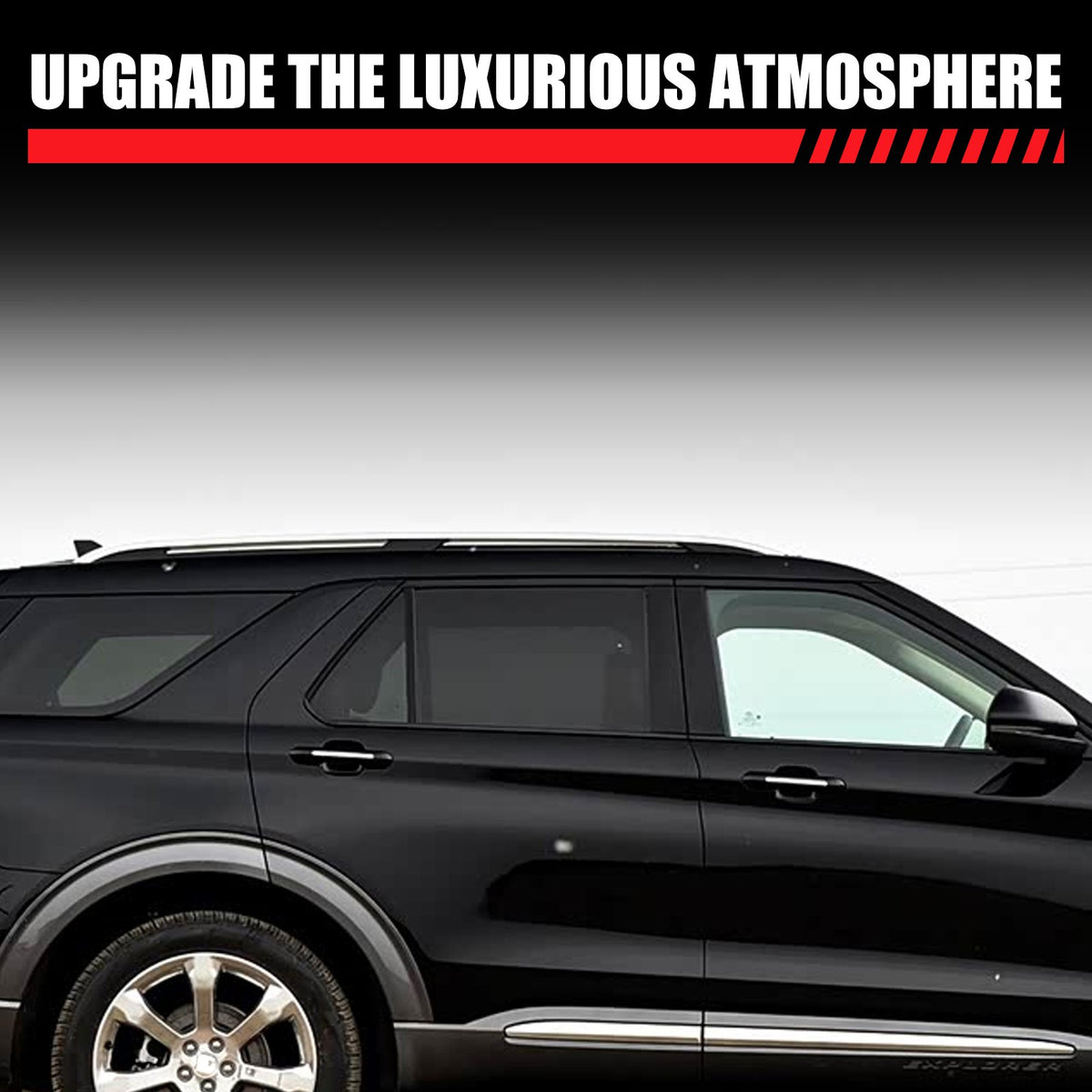 Aluminum Rear Ventilation Louvers Trim For Ford Explorer U625 2020+ 12
