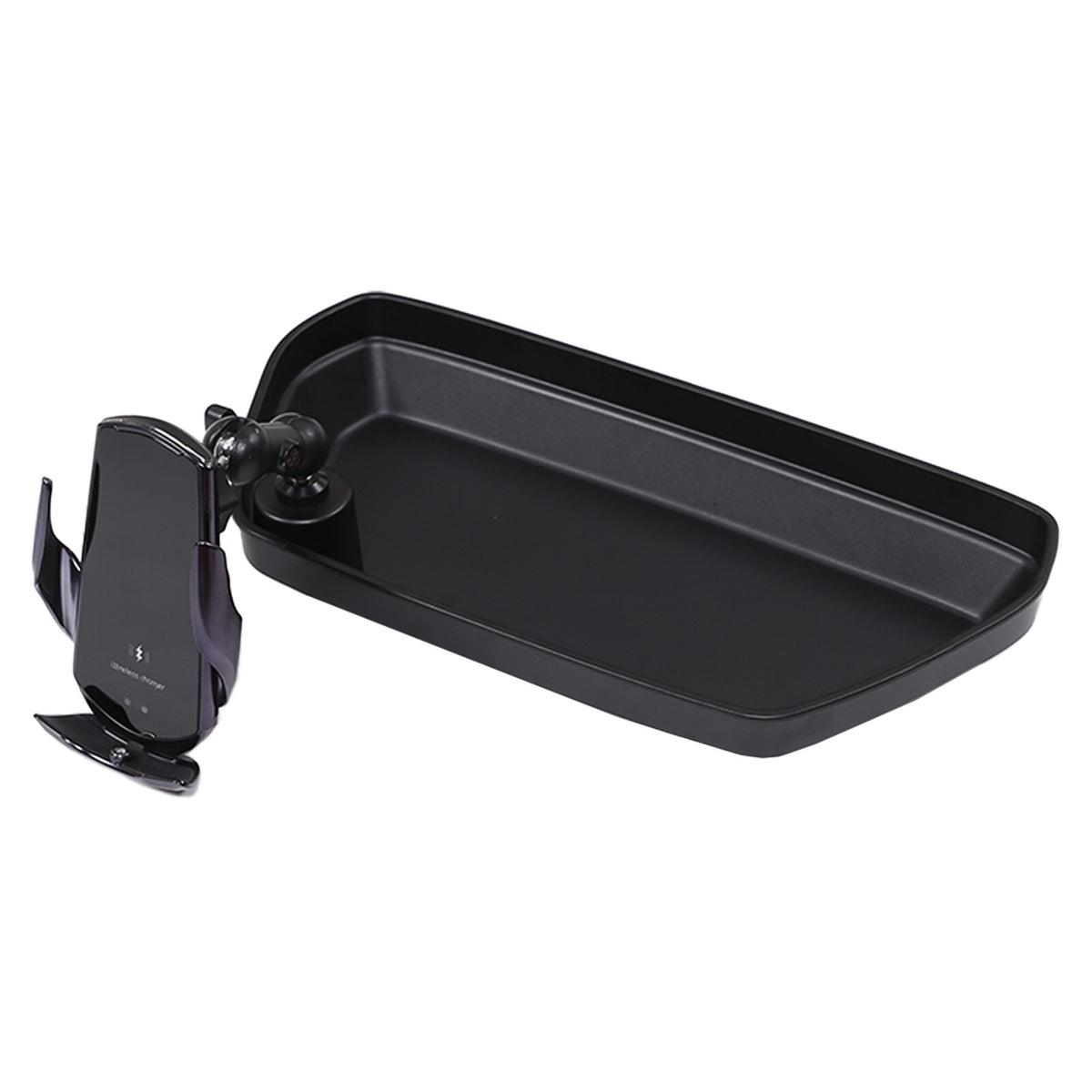 Wireless Dashboard Storage Tray Box Phone Holder For Nissan Frontier D41 2022-24 2