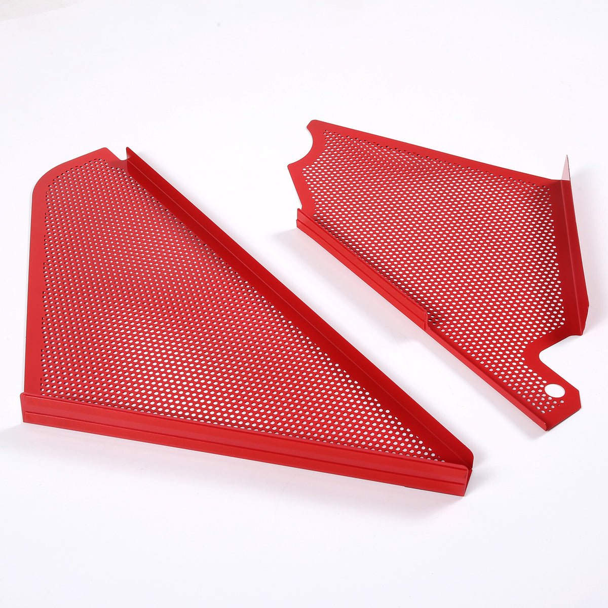 Red Steel Engine Hood Compartment Panel Trim Cover Set For Corvette C8 Z06 20-26 8
