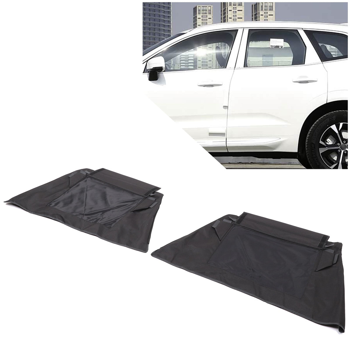 Car Side Window Sun Shade Mesh Screen Cover Bug Net For Volvo XC60 2026 4