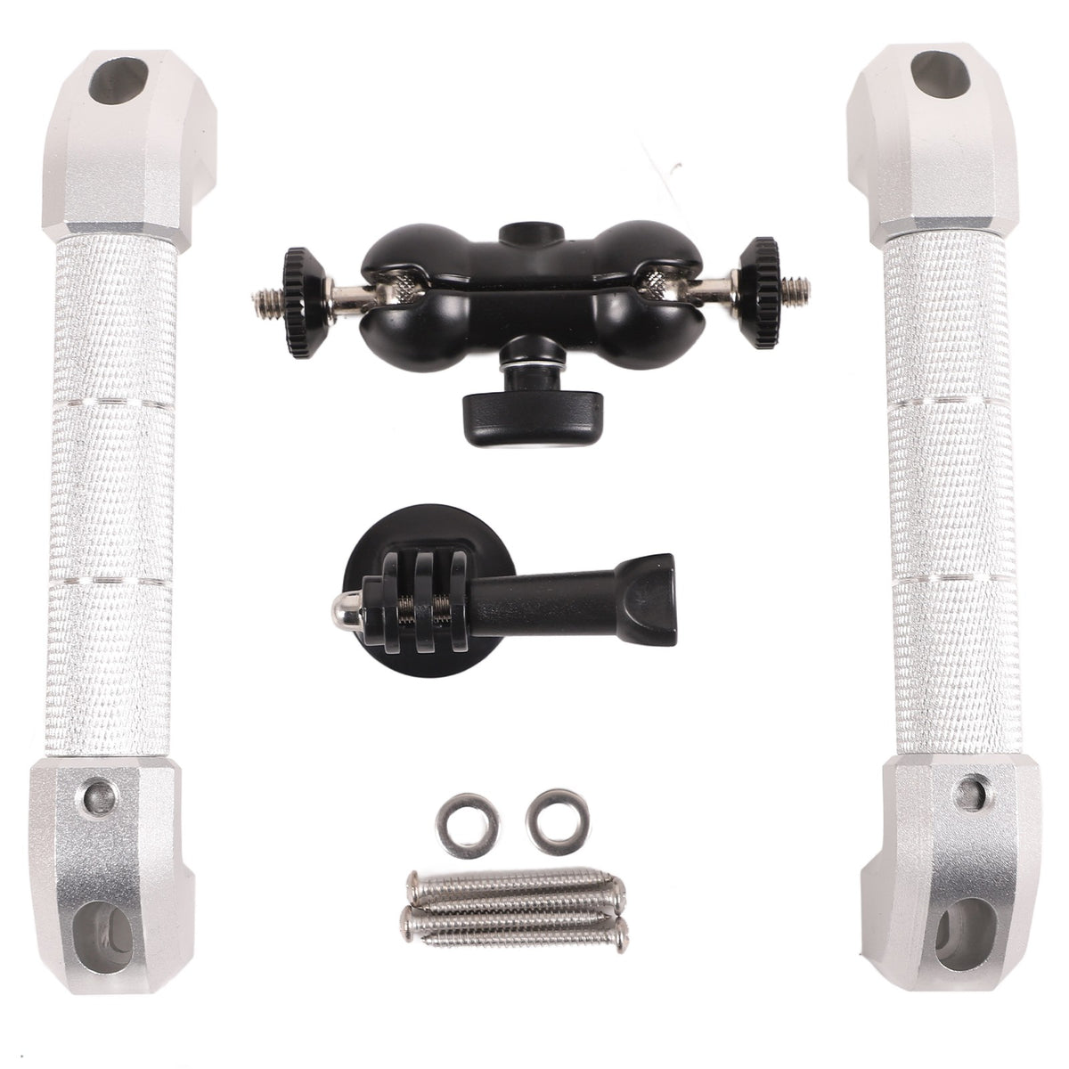 Silver Aluminum A-Pillar Handle W Cam Mount For LR Defender L316 2004-2018 14