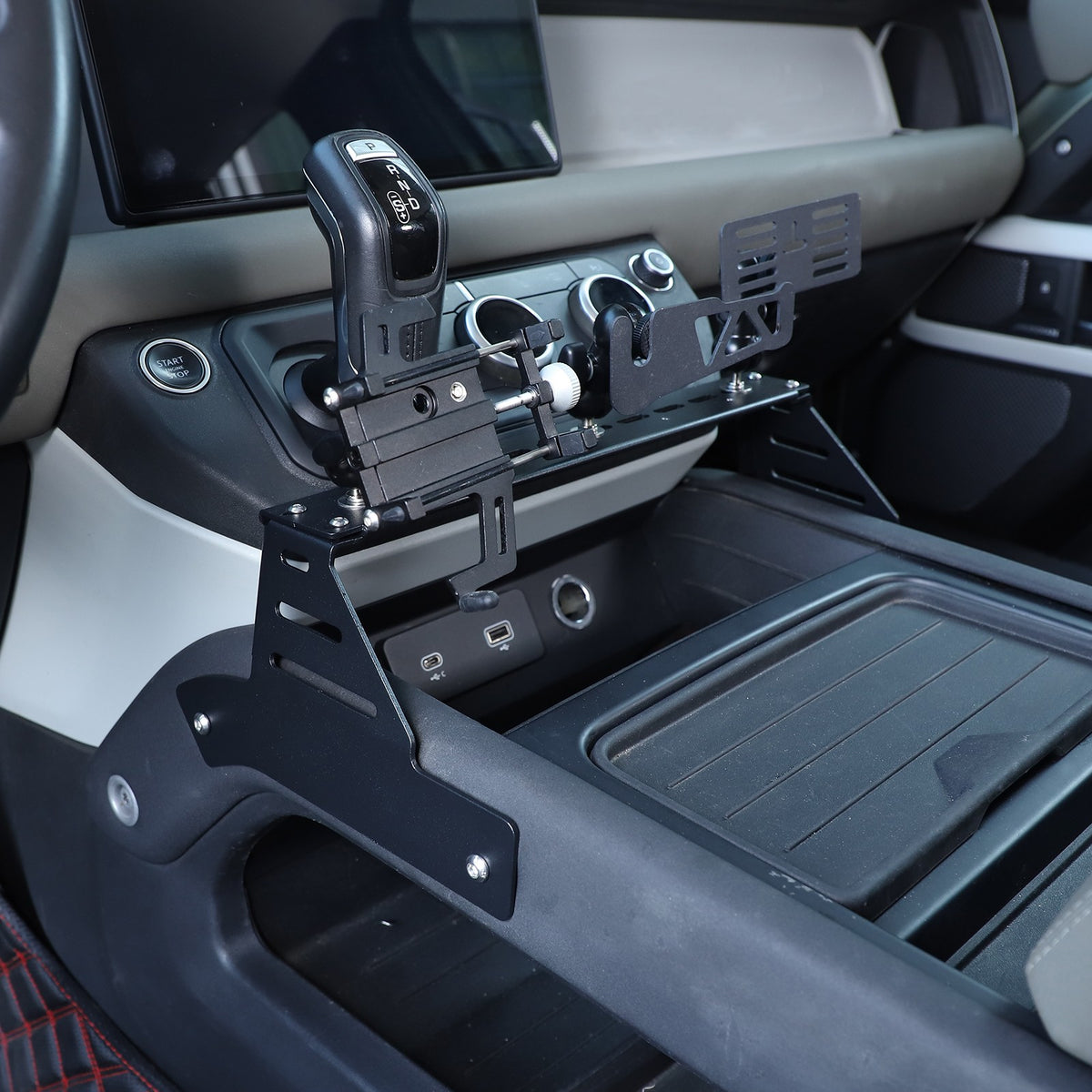 Off-Road Console Molle Panels Digital Device Mount For Land Rover Defender 20+ 10