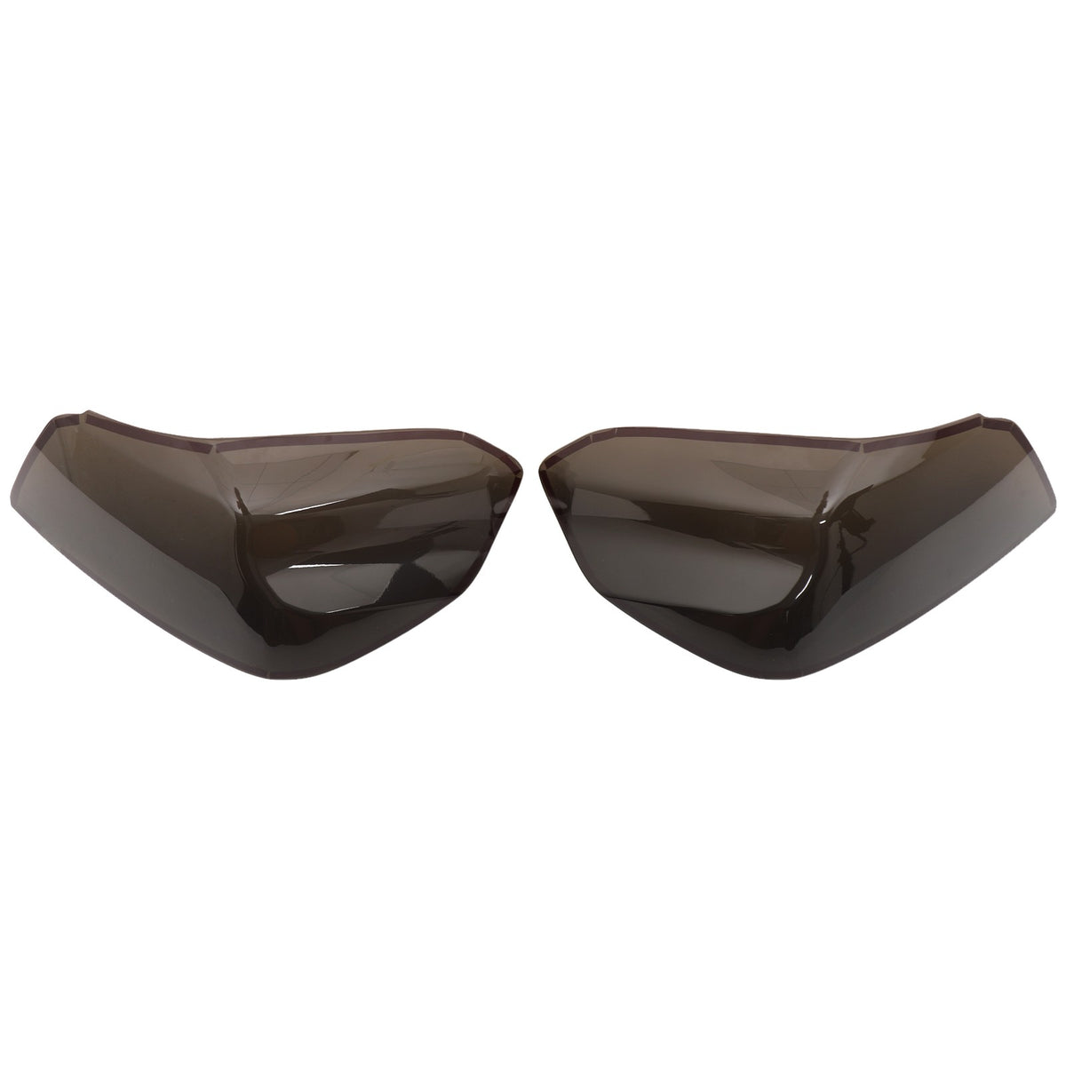 Black Smoked Taillight Lens Trim For Subaru WRX STI 2015-2021 10