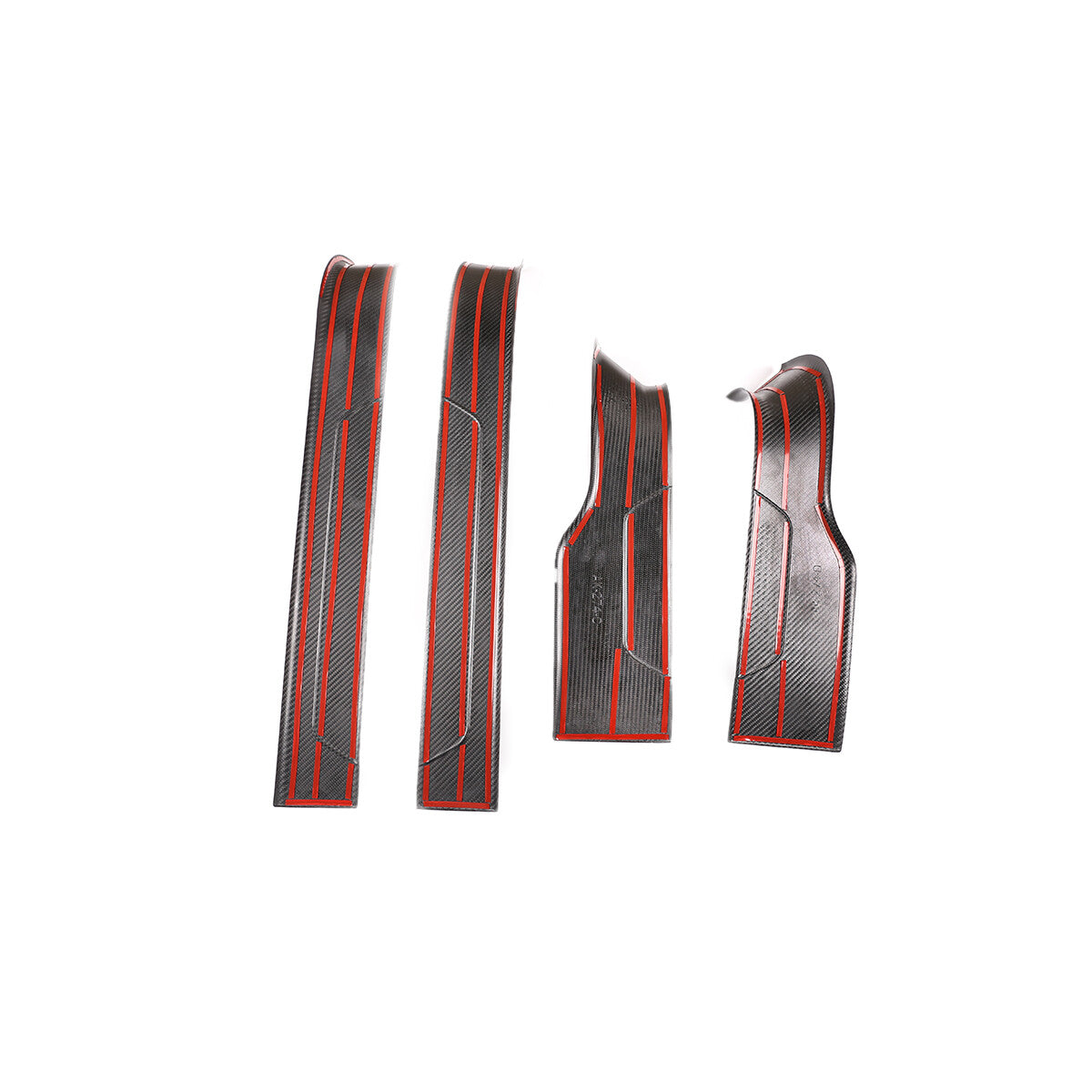 Real Carbon Fiber Door Sill Guard Cover Trim Strip For Lamborghini Urus 18-23 11