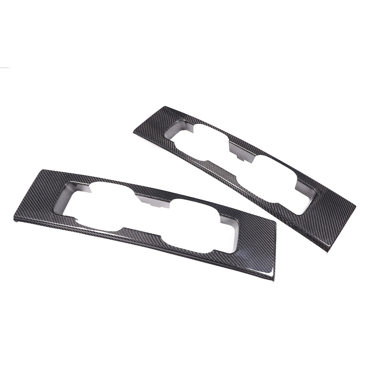 Real Carbon Fiber Rear Tail Light Panel Trim For Land Rover Defender L663 20-25 17