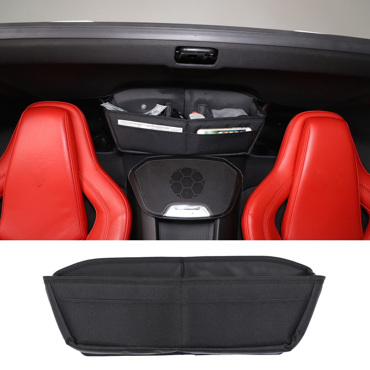 Rear Trunk Tailgate Storage Box For Corvette C8 2020+ US 21