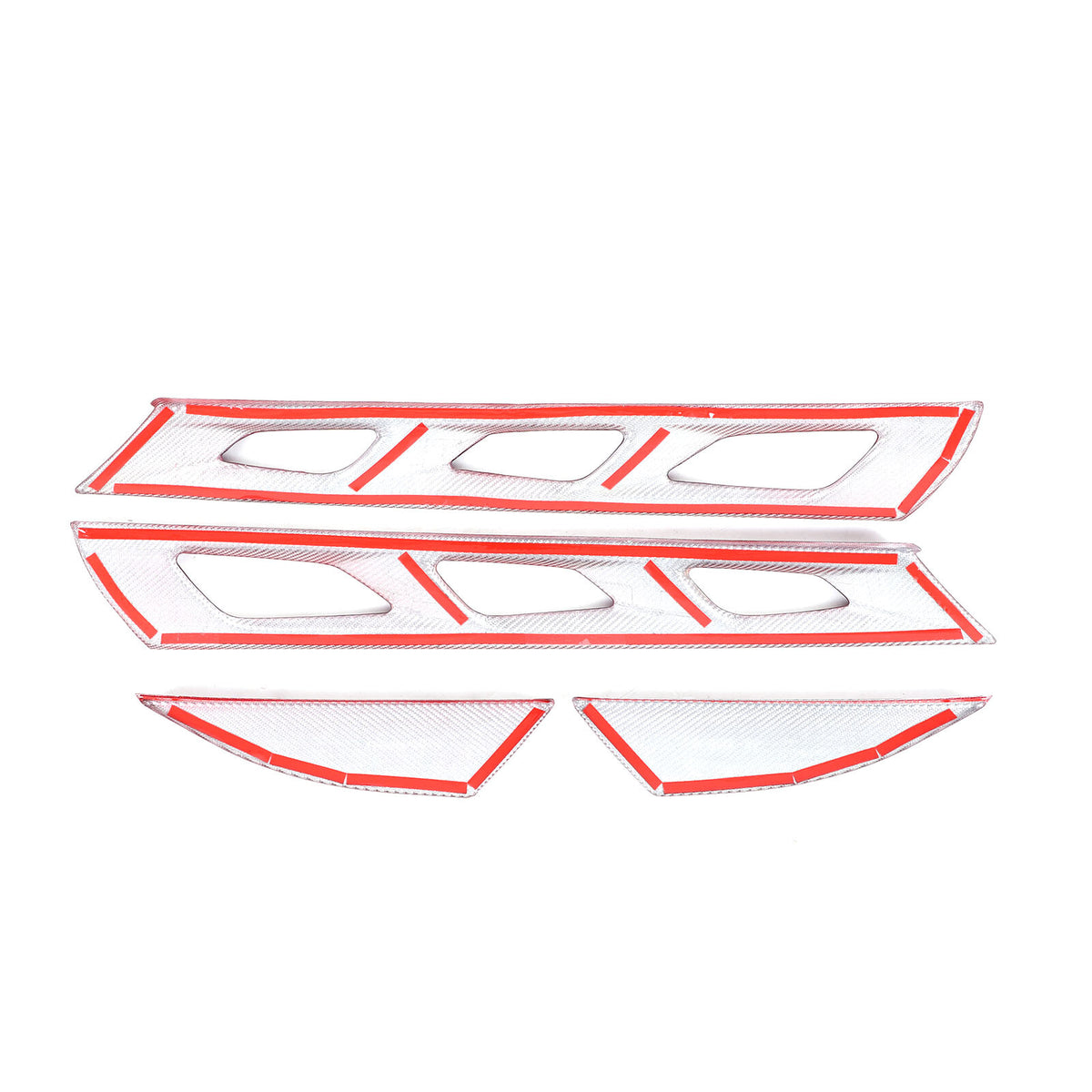 Red Real Carbon Fiber Interior Exterior Conosle Trim Cover For Lotus EMIRA 21-25 211