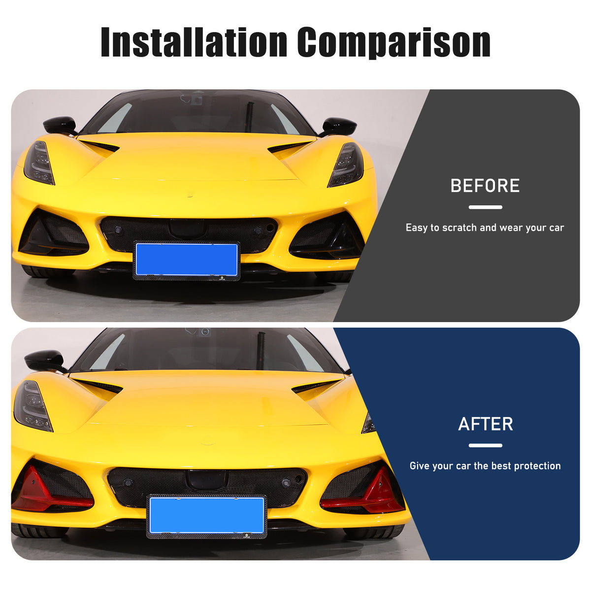 Red Real Carbon Fiber Interior Exterior Conosle Trim Cover For Lotus EMIRA 21-25 165