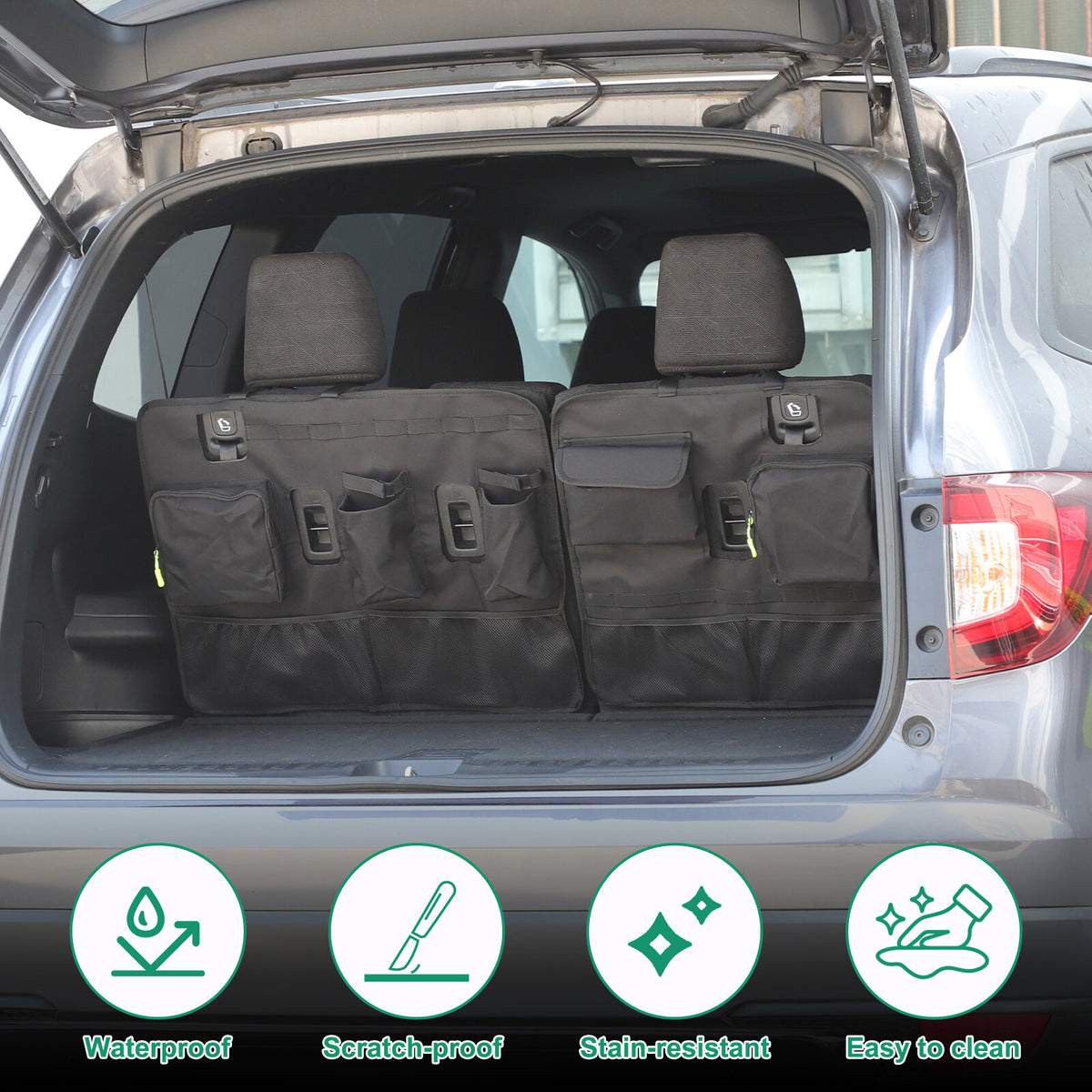 Rear Seat Backrest Hanging Bag Trim for Honda Pilot 2016-2022 4