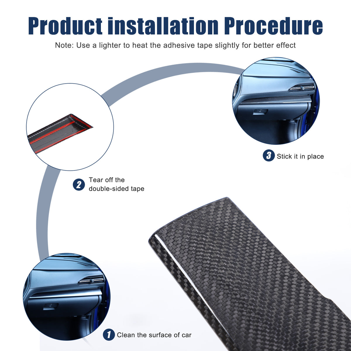 Real Carbon Fiber Console Dashboard Panel Trim Cover For Subaru WRX STI VB 22-24 9