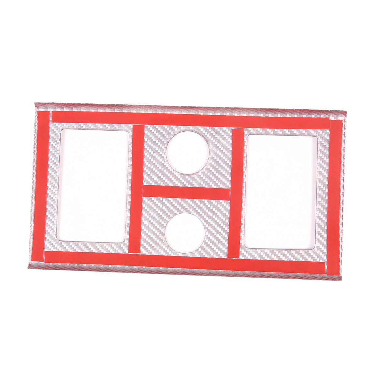 Red Carbon Fiber center Gear Shifter Panel Cover For Range Rover Vogue 2023-24 7