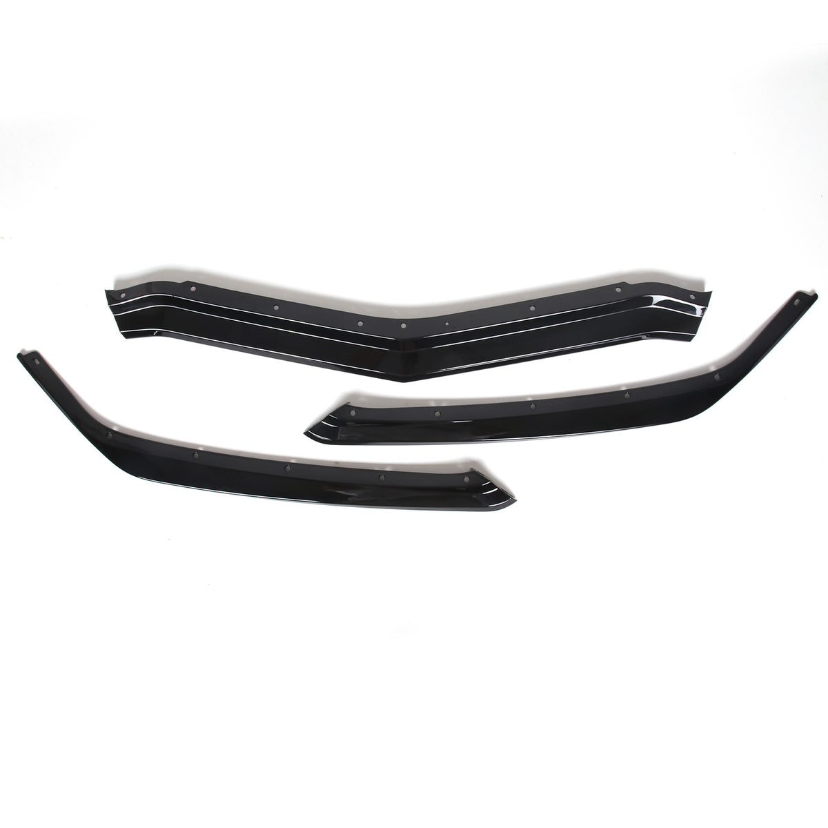 Replacement Glossy Black Front Bumper Lip Spoiler For Corvette C8 2020-2025 US 11