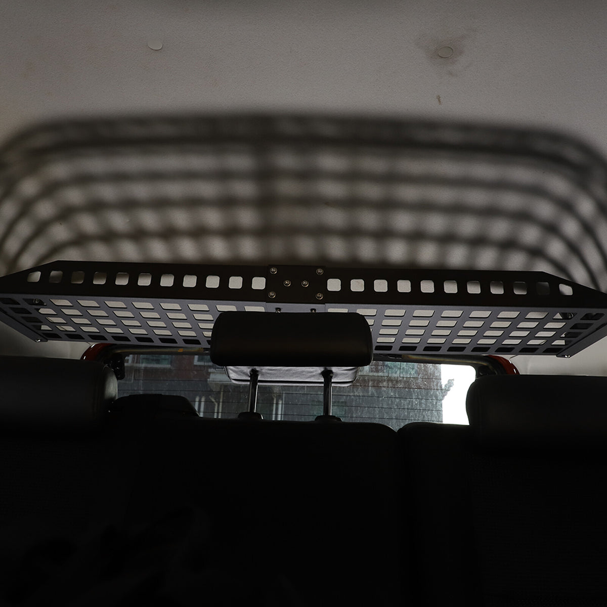 Modular Storage Overhead Molle Panel Rear Trunk Shelf for Toyota FJ Cruiser 07+ 10