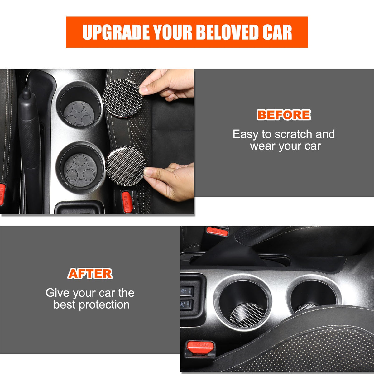 Soft Carbon Fiber Interior Center Console trim Sticker For Nissan Juke 2011-2019 172