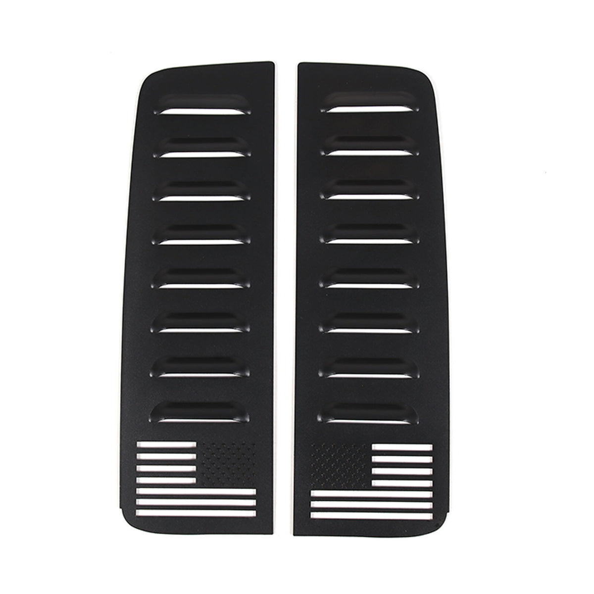 Alloy Rear Door Window Honeycomb Pillar Post Cover Trim For Hummer H3 2005-09 US 19