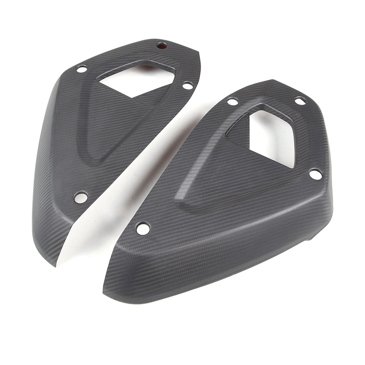 Matte Real Carbon Fiber Dashboard Sides Panel Trim For Land Rover Defender 20-23 15