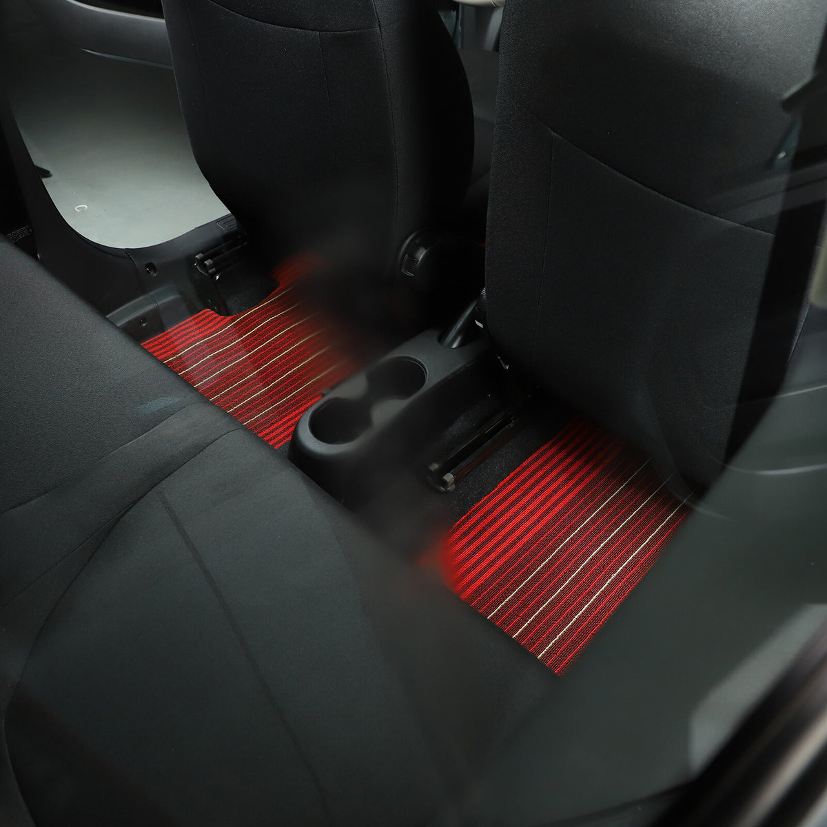 2PCS/Set Car Floor Mats Cargo Carpets Foot Pads For Fiat 500 2016-2021 9