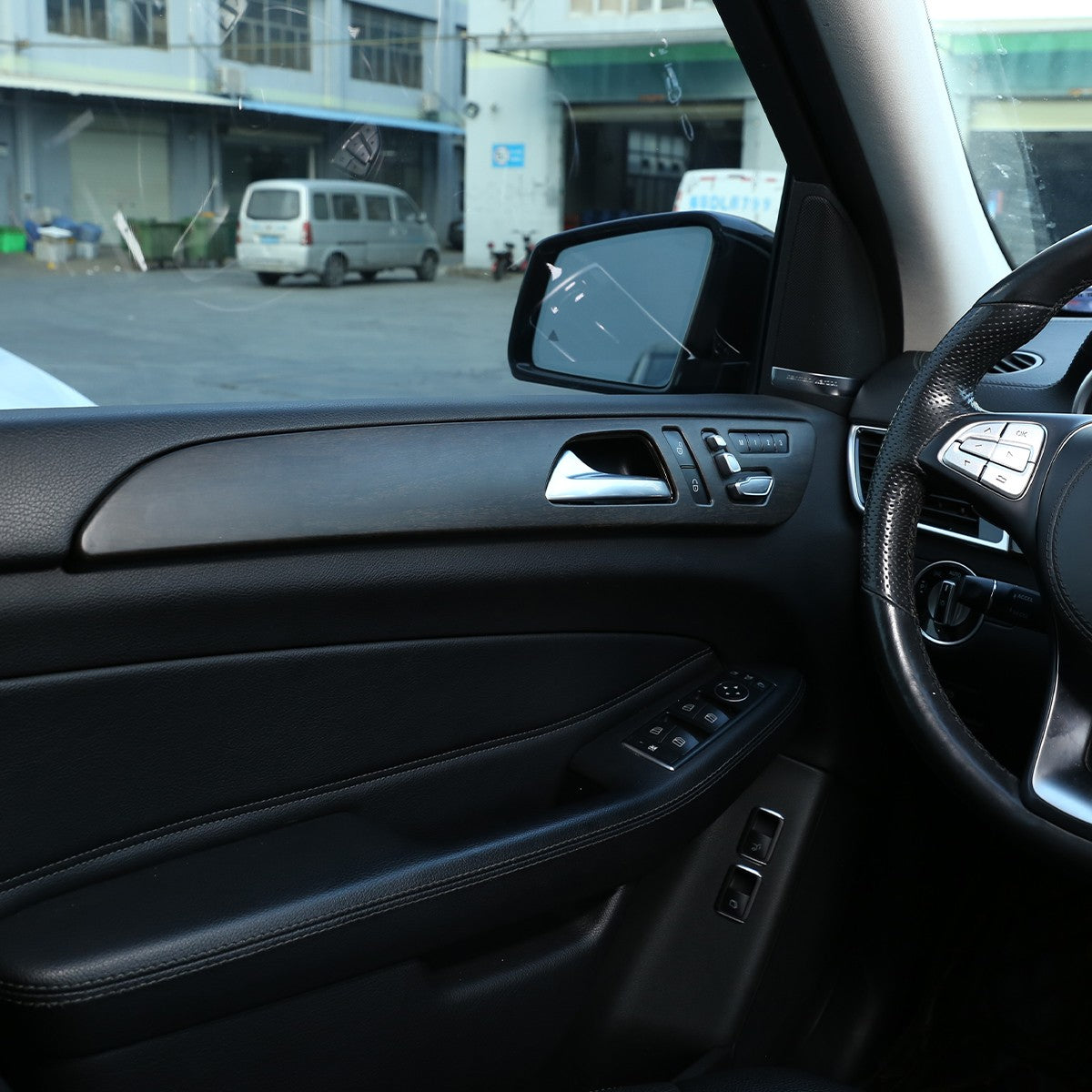 Wood Grain Door Panel Trim For Benz ML W166/GLE W166/GLS/X166/GL X164 13-19 US 5