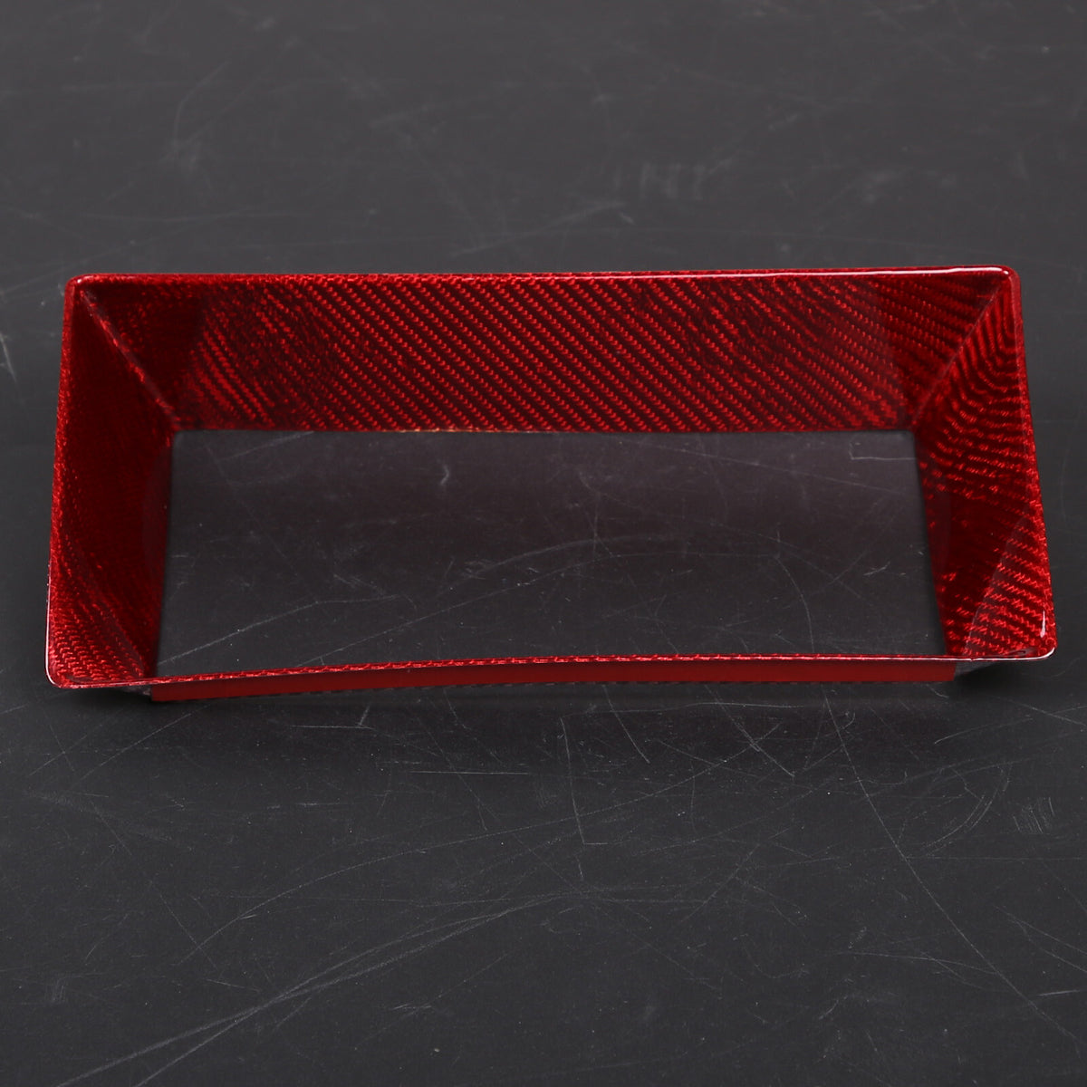 Red Carbon Fiber Dashboard Navigation Cover Trim for For Jaguar F-TYPE 2013-18 11