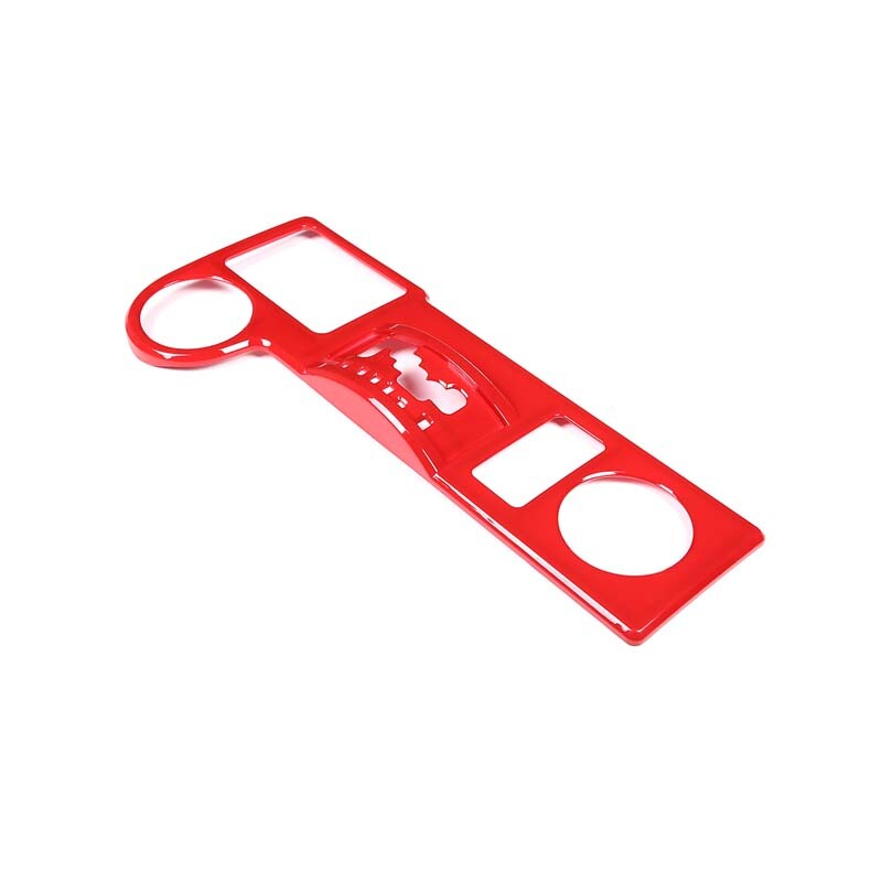 Red Gear Shift Water Cup Panel Cover Trim For Toyota FJ Cruiser 07-21 11