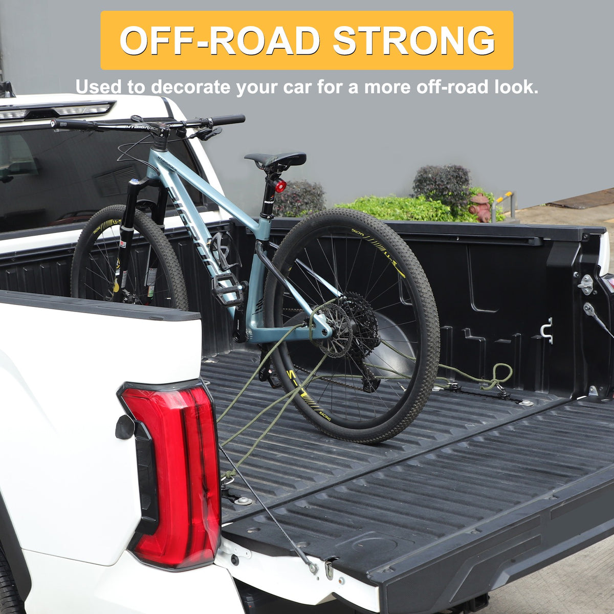 Rear Bed Side Expansion Slide Rails Bed Tie-Down Rails For Toyota Tundra 22+ US 12